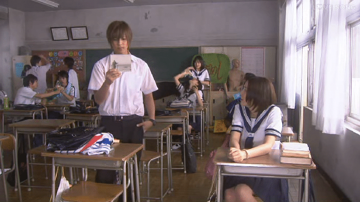 Rei returns Ken's CD