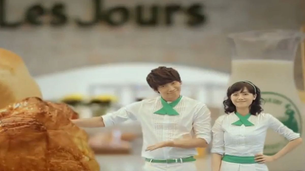 Rain and Goo Hye-sun for Tous Les Jours