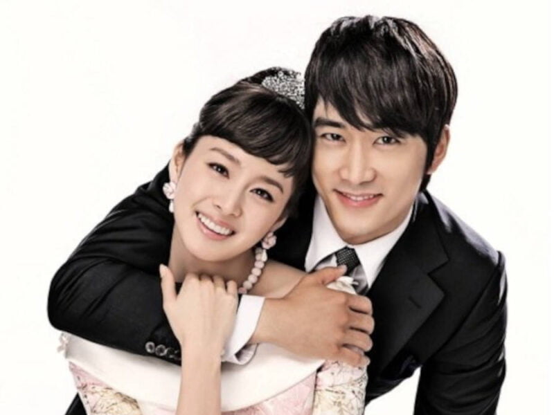 Kim Tae Hee and Song Seung Hun in “My Princess.”