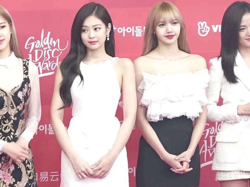Blackpink â€” now the most-subscribed female artist on YouTube â€” at the Golden Disc Awards 2019.
