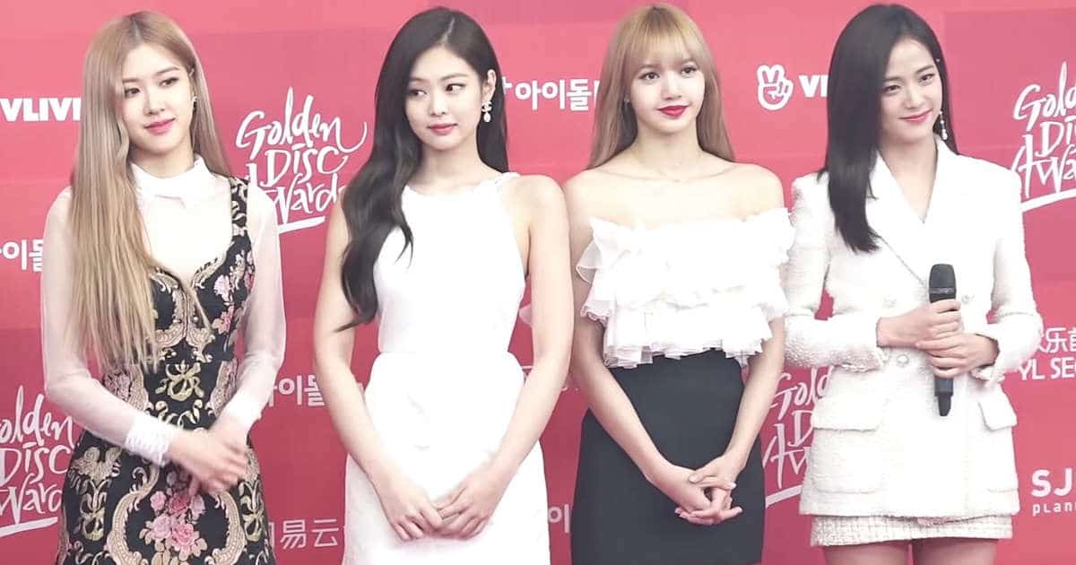 Blackpink â€” now the most-subscribed female artist on YouTube â€” at the Golden Disc Awards 2019.