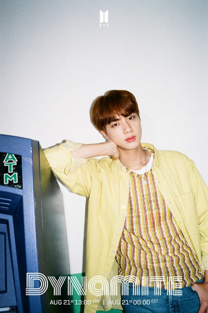 BTS "Dynamite" teaser photo: Jin