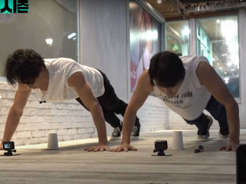 Rain and Kwon Sang-woo