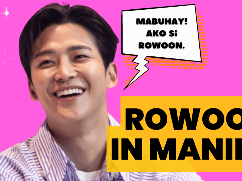 Rowoon in Manila