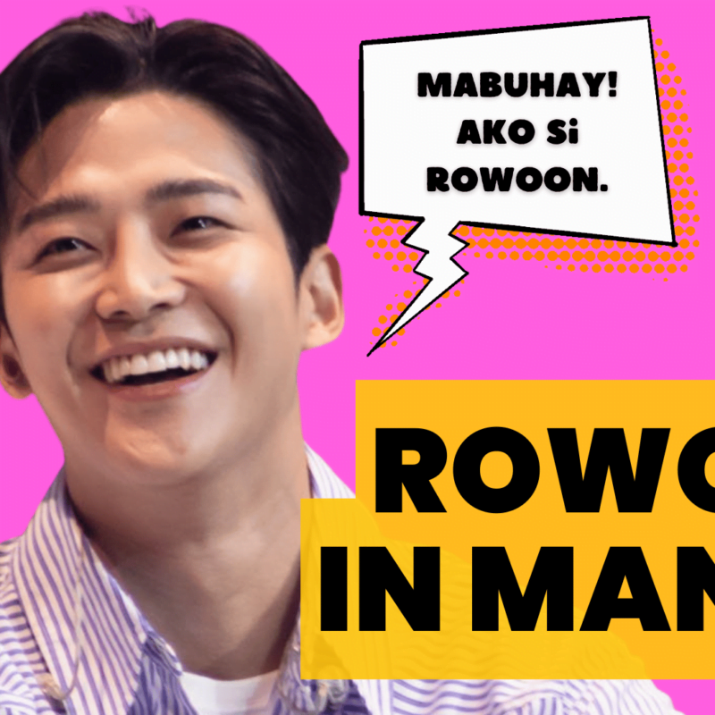 Rowoon Charms Pinoys in Fan Meeting in Manila