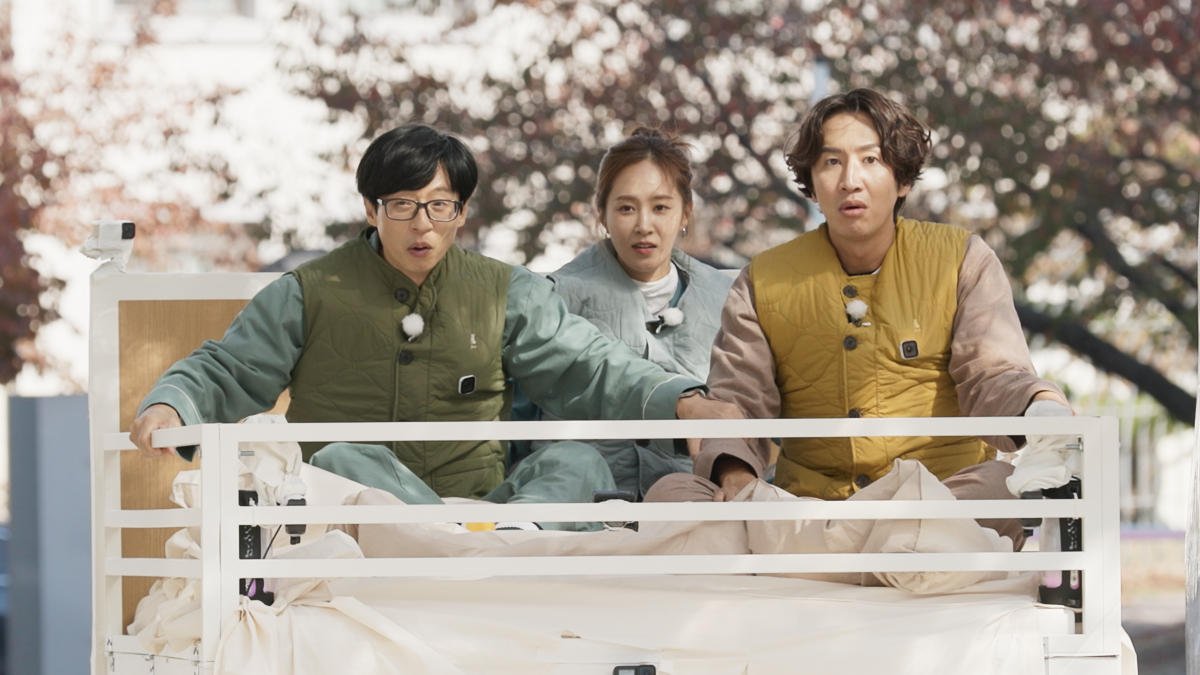 Yoo Jae-seok, Kwon Yuri, and Lee Kwang-soo in “The Zone: Survival Mission 2”
