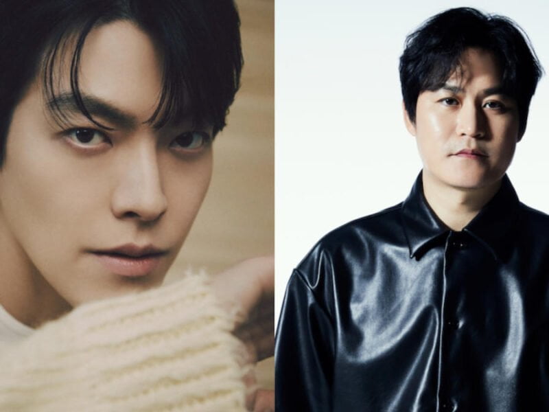 Kim Woo-bin (left) and Kim Sung-kyun (right).
