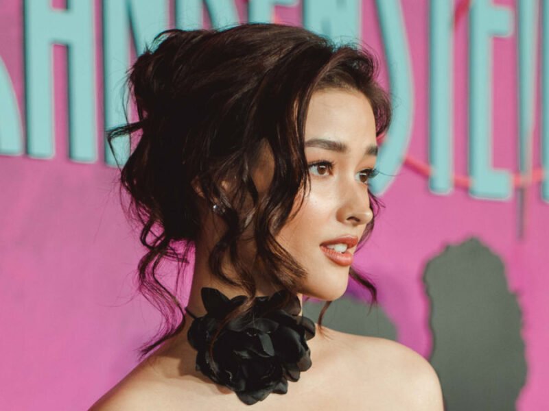 Liza Soberano at the premiere night of "Lisa Frankenstein" in Los Angeles, California.
