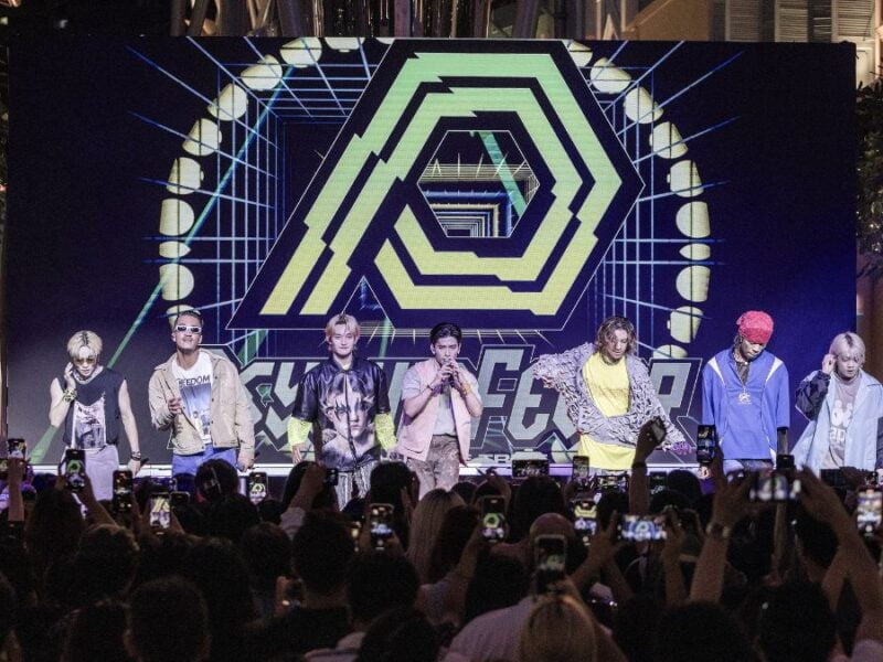J-pop group PSYCHIC FEVER from EXILE TRIBE in Singapore