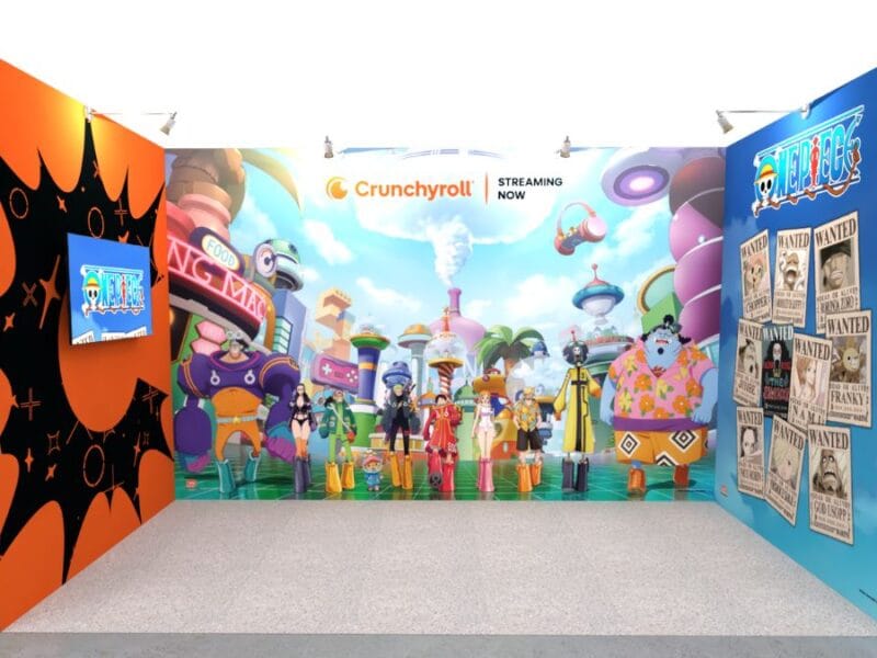 Crunchyroll booth at Anime Festival Asia 2024