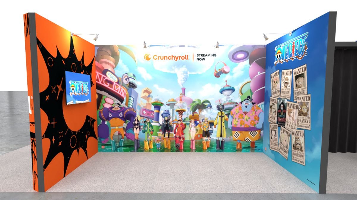 Crunchyroll booth at Anime Festival Asia 2024