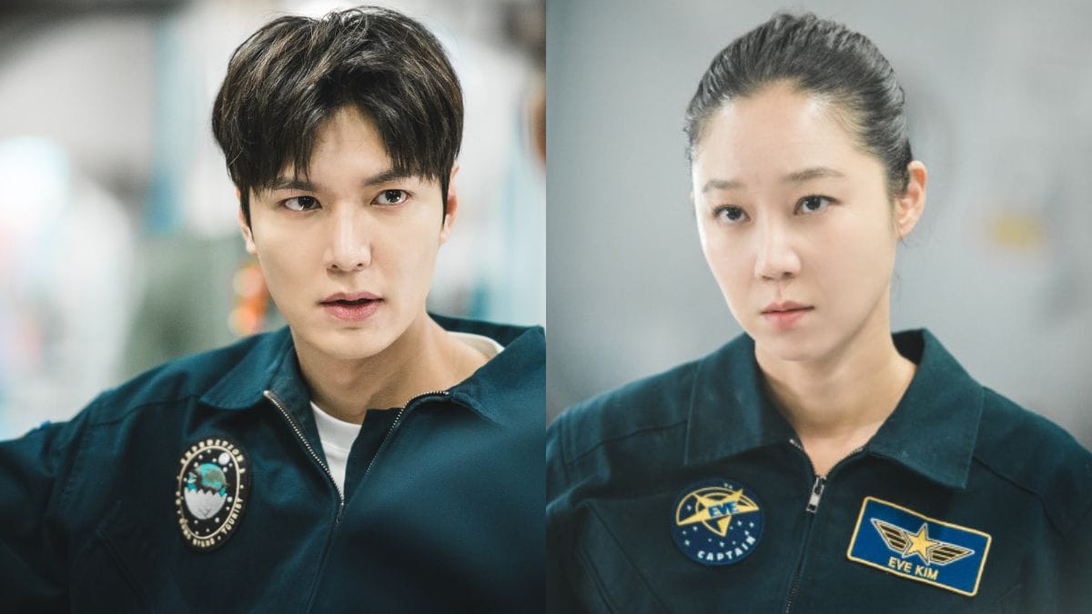 Lee Min-ho and Gong Hyo-jin in "When the Stars Gossip"