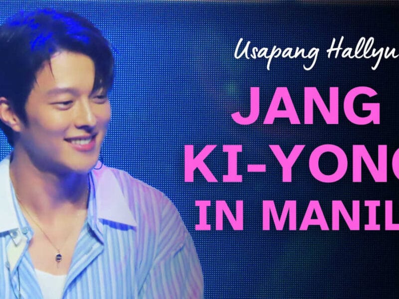 Usapang Hallyu: Jang Ki-yong in Manila