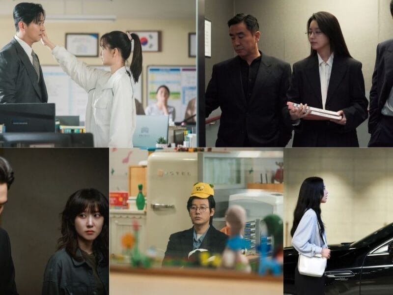 Stills from "Love Your Enemy," "Moving," "Hyper Knife," Seoul Busters," and "Buried Hearts"