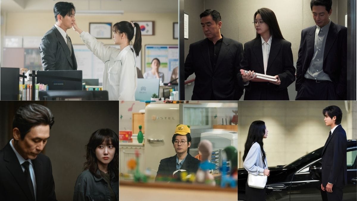 Stills from "Love Your Enemy," "Moving," "Hyper Knife," Seoul Busters," and "Buried Hearts"