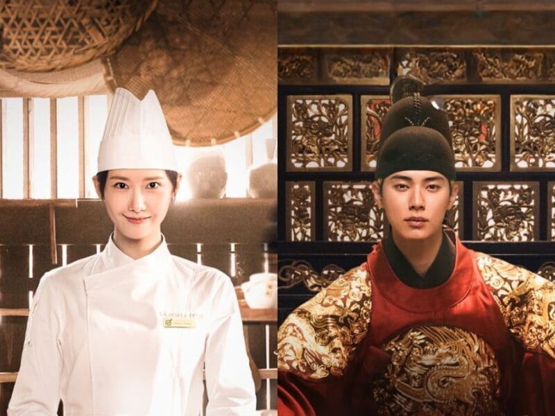 Composite photo of Yoona and Lee Chae-min
