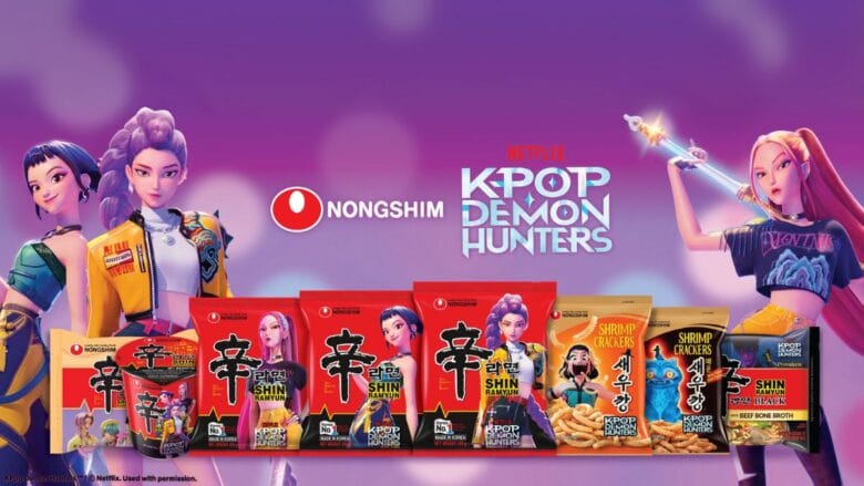 Nongshim-Netflix global collaboration on "KPop Demon Hunters"