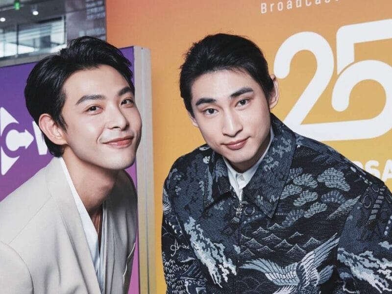 Simon Lien and Nash Zhang promote their new drama "The Good, the Bad, and the Ugly" in Seoul.