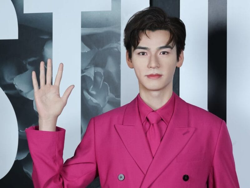 Wax figure of Chinese actor Gong Jun at Madame Tussauds Hong Kong