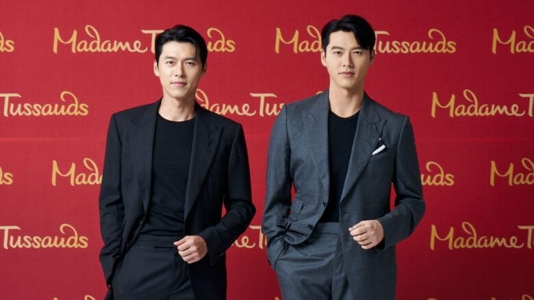 Hyun Bin and his Madame Tussauds wax figure