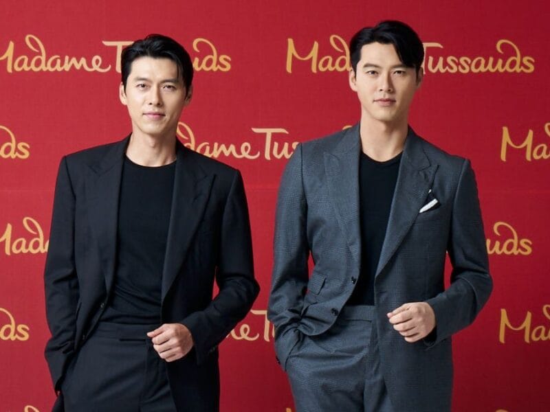 Hyun Bin and his Madame Tussauds wax figure