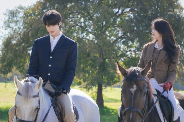 Byeon Woo-seok and IU in "Perfect Crown"