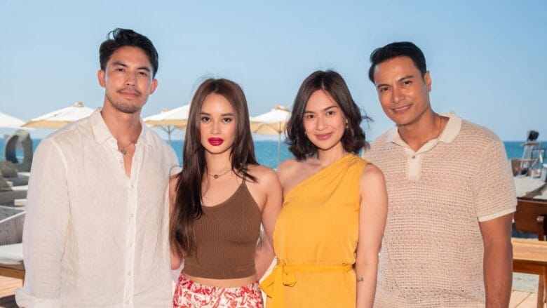 Tony Labrusca, Angelica Lao, Yen Santos, and Rafael Rosell