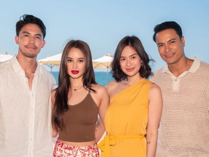 Tony Labrusca, Angelica Lao, Yen Santos, and Rafael Rosell