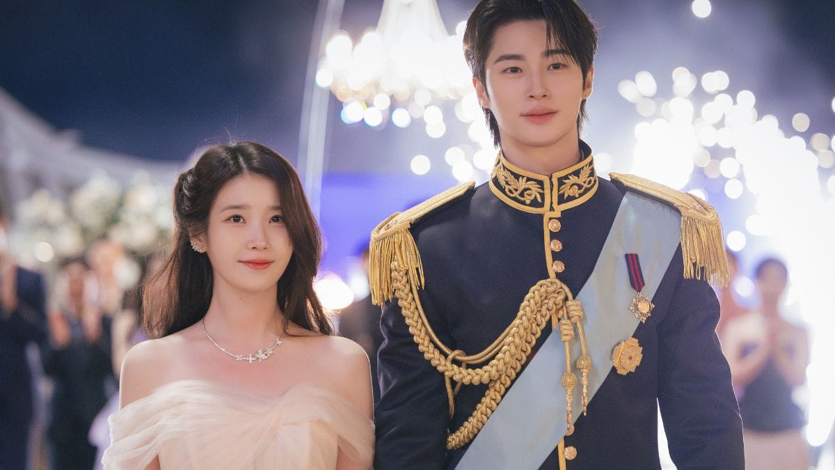 IU and Byeon Woo-seok in 'Perfect Crown'