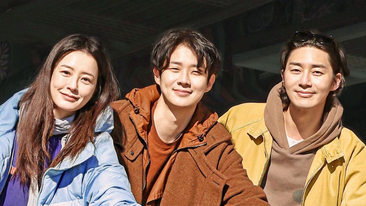 Jung Yu-mi, Choi Woo-shik, and Park Seo-joon in "Unplanned Trip"