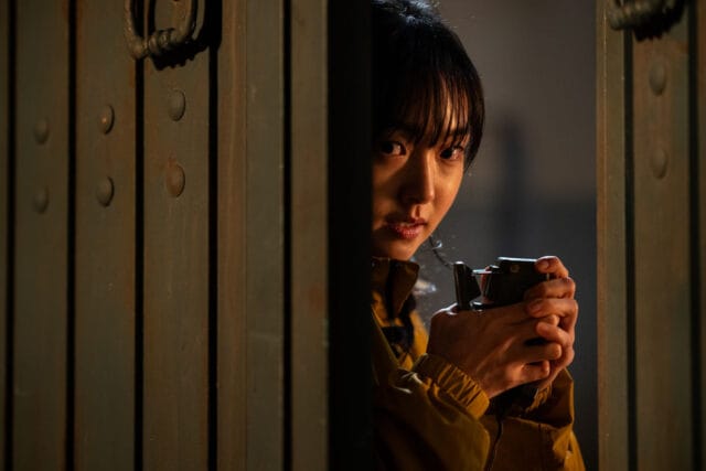 Kim Hye-jun as Jeong Ji-an in "A Shop for Killers"