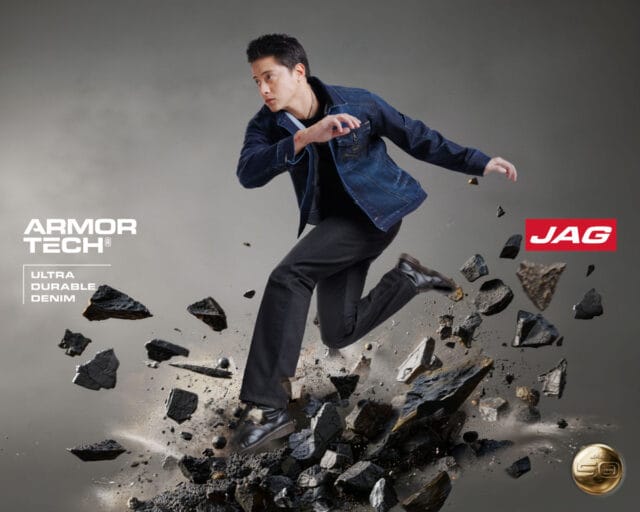 Daniel Padilla wearing JAG Jeans' Armor Tech denim